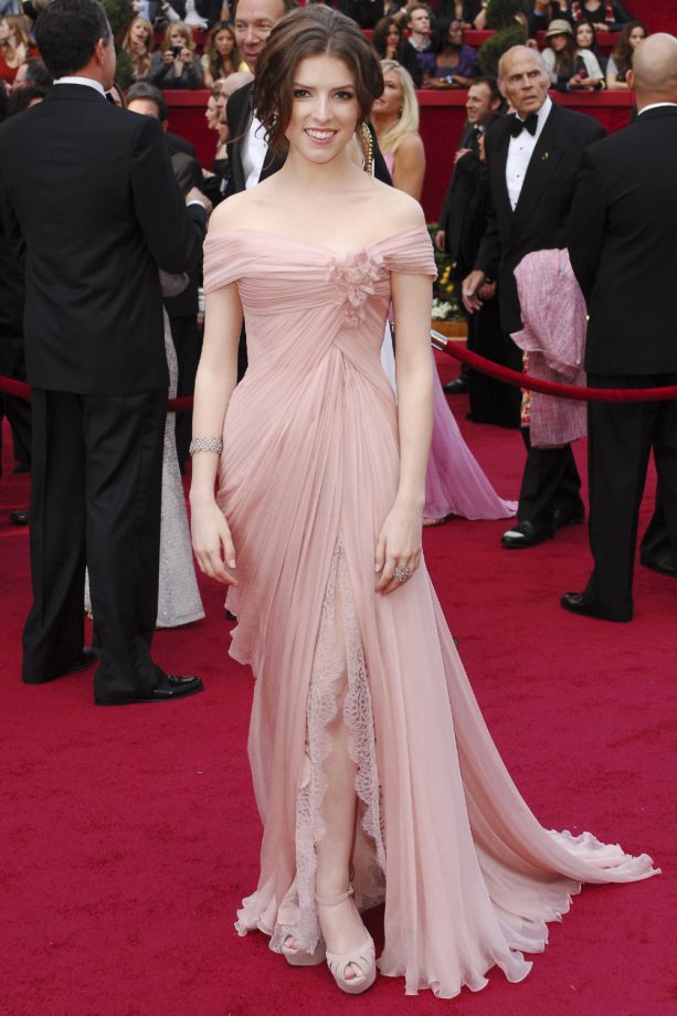 Anna Kendrick In A Romantic Elie Saab Gown At The Oscars, 2010
