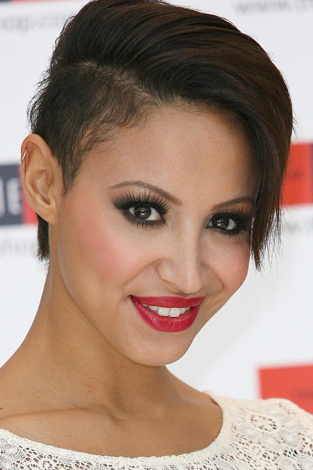 Amelle Berrabah Opts For A Short Undercut 'Do At The Sugababes Fragrance Launch, 2010