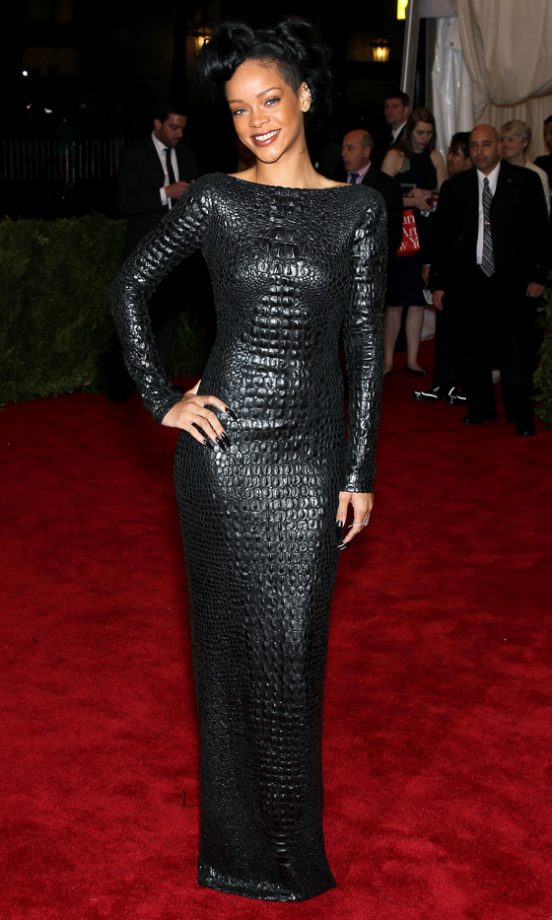 Rihanna At The Met Gala, 2012