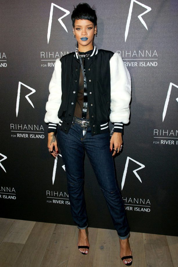 Rihanna Hits Her River Island Launch Event, 2013