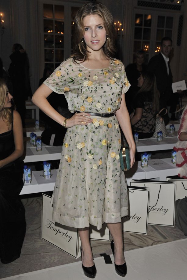 Anna Kendrick At London Fashion Week, 2013
