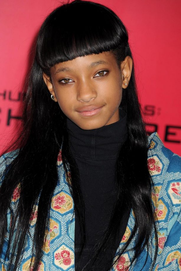 Willow Smith Works Subtle Sideburn Undercuts At 'The Hunger Games: Catching Fire' LA Premiere, 2013