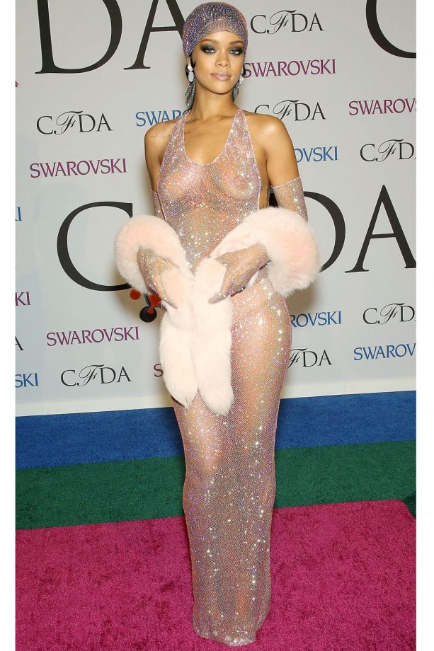 Rihanna Leaves Nothing To The Imagination At The CFDA Fashion Awards, 2014