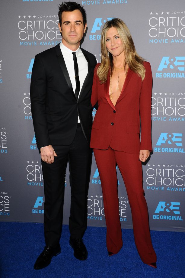 Jennifer Aniston And Justin Theroux At The Critics' Choice Awards, 2015