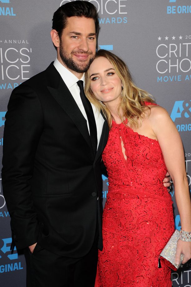 Emily Blunt And John Krasinski At The Critics' Choice Awards, 2015