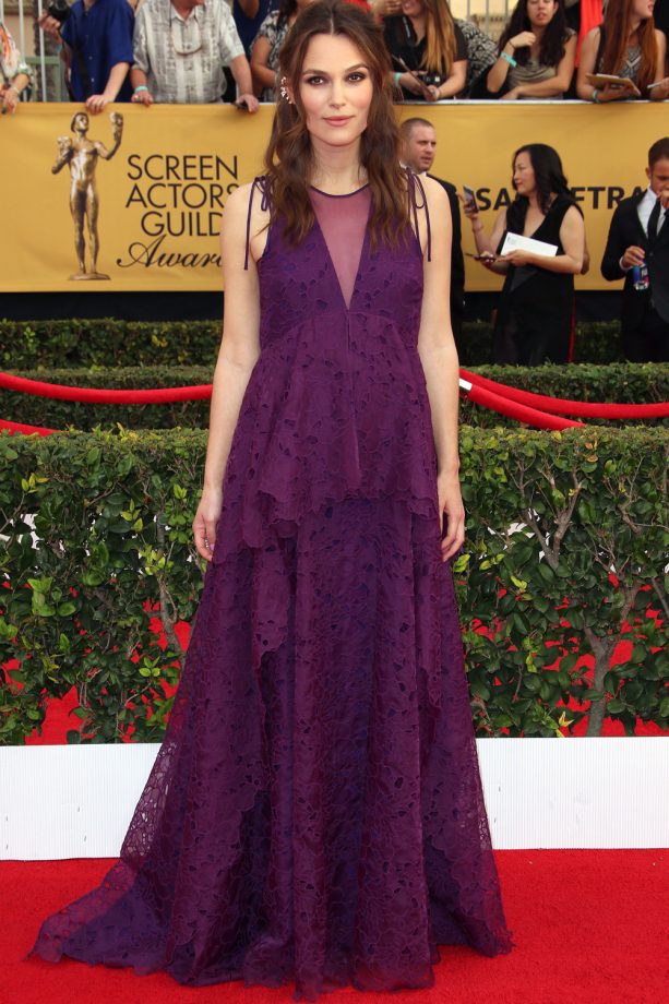 Keira Knightley Glows In Her Maternity Look At The Screen Actors Guild Awards, 2015