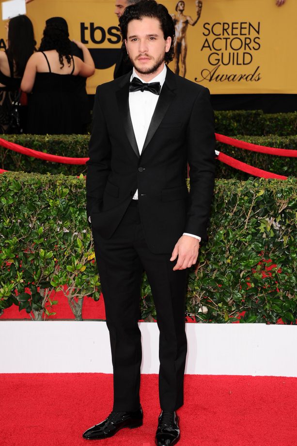 Kit Harington Opts For A Sleek Suit At The Screen Actors Guild Awards, 2015