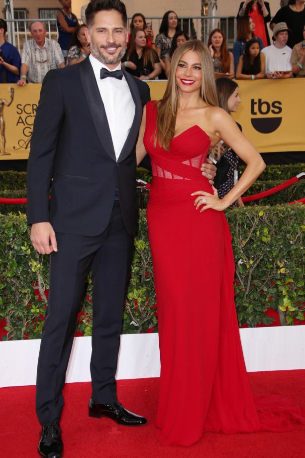 Joe Manganiello and Sofia Vergara At The Screen Actors Guild Awards, 2015