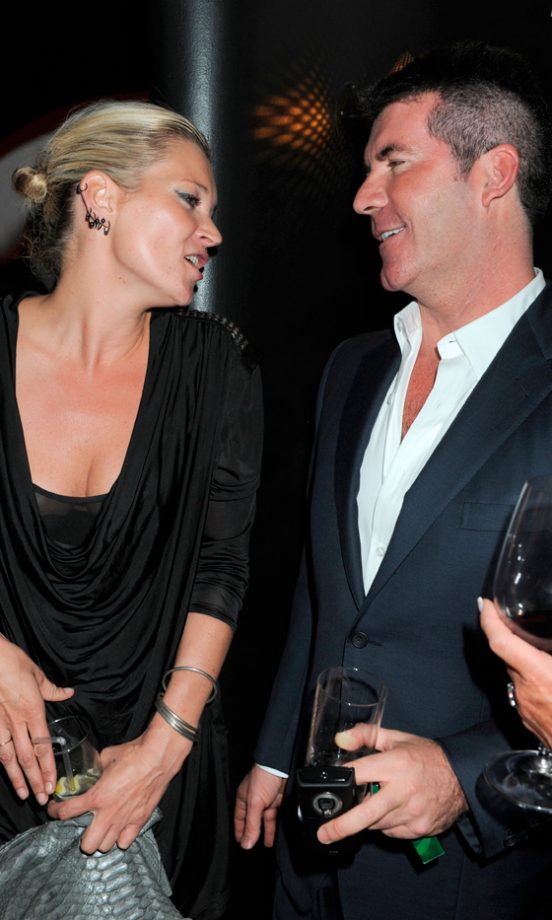 Kate Moss And Simon Cowell At The 'Beth Ditto For Evans' Launch Party, 2009