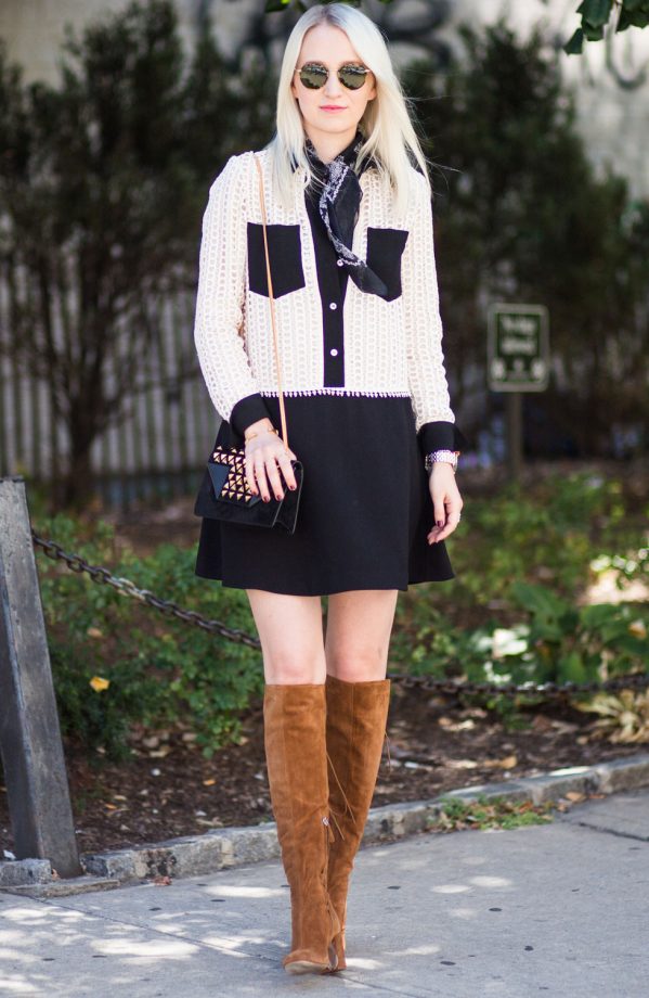 Dressing The Decade Like This Fashionista, Working the 60’s Suede And Shift Dress