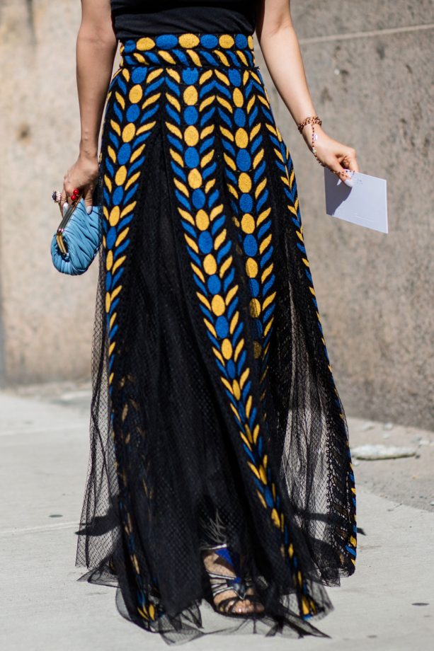 This Gorgeous Maxi Skirt Is Making Us Love The Sheer Trend Even More