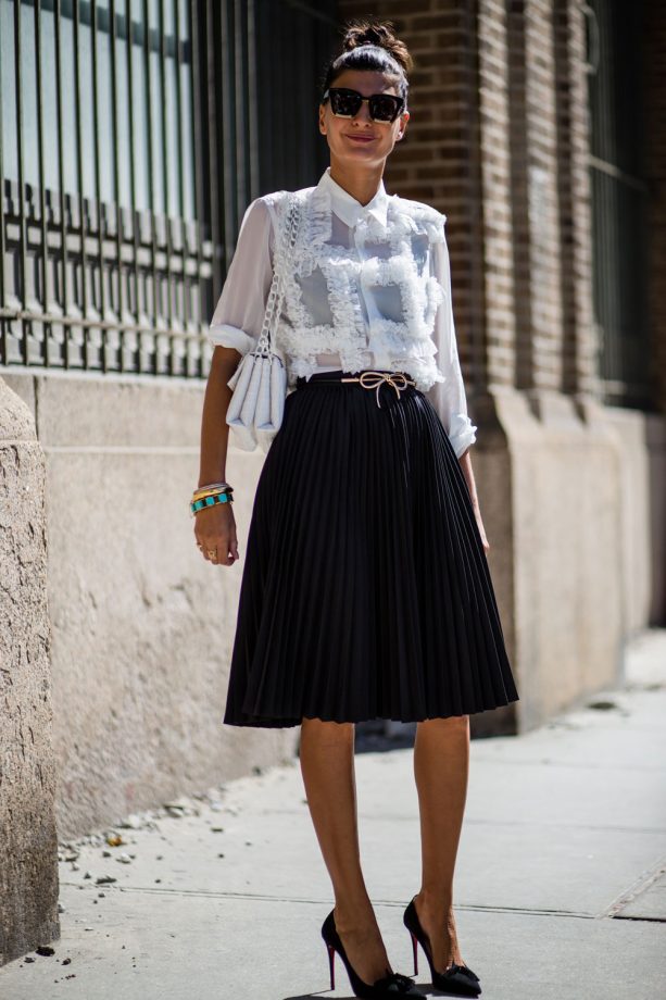 We Love This Frill And Pleats Mash Up Giovanna Battaglia Is Working