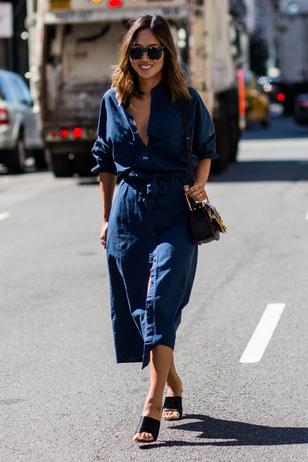 A Denim Cropped Jumpsuit Works A Charm Every Time