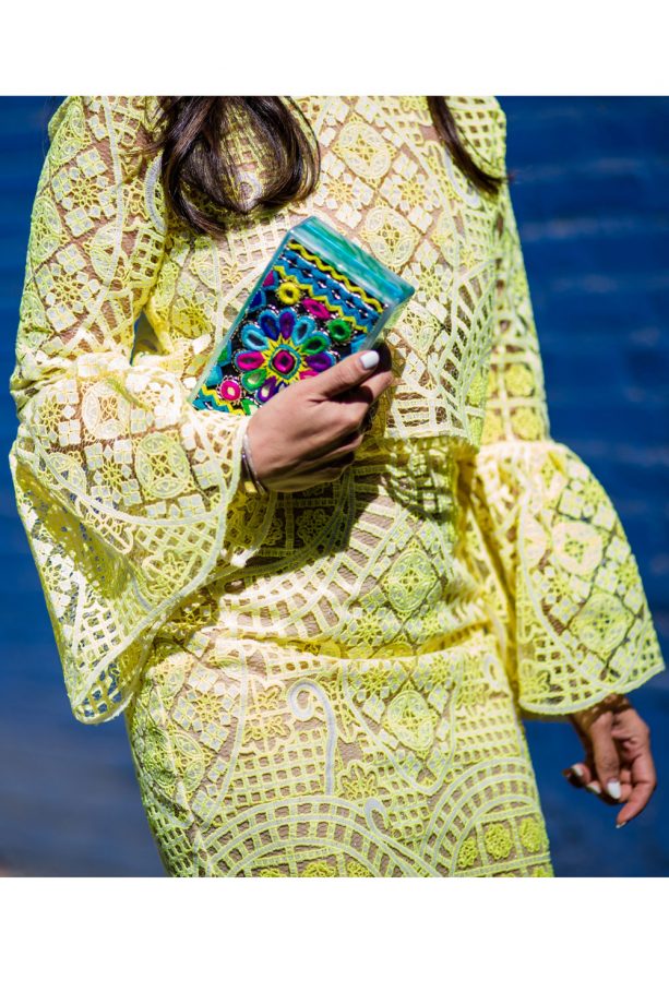 It’s All About Statement Sleeves And Clutch
