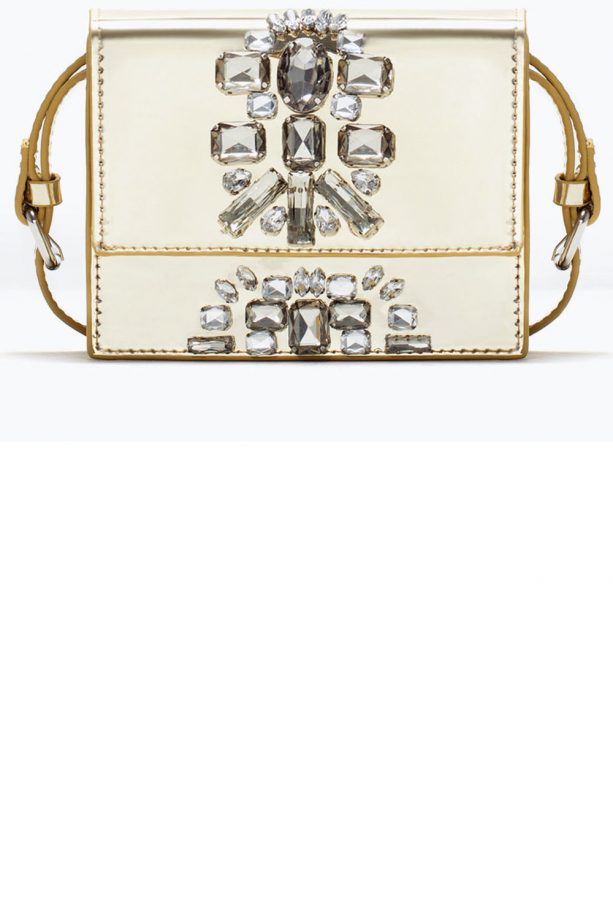 Zara Jewelled Cross Body Bag, £19.99