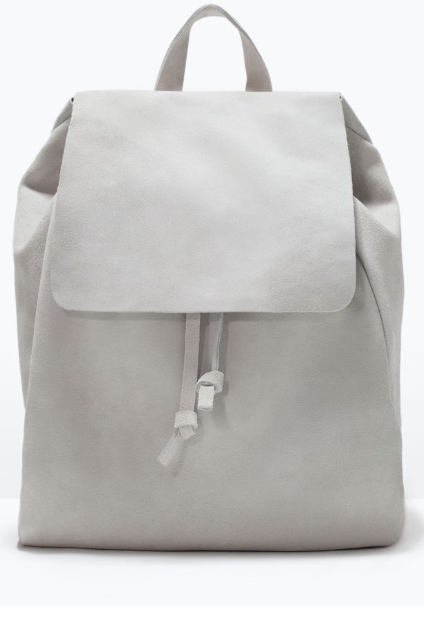 Zara Leather Rucksack, £49.99