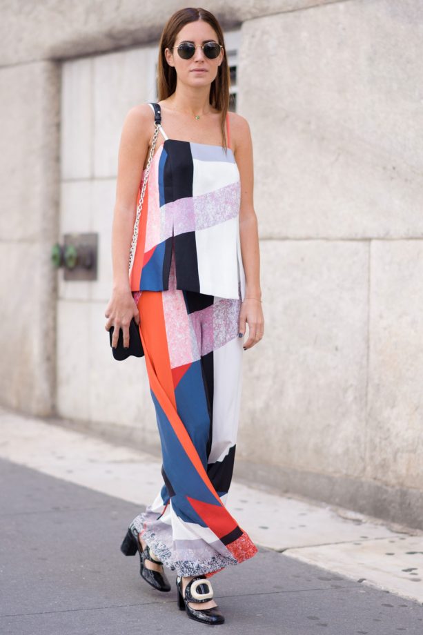 Loving This Arty Colour Blocking Combo