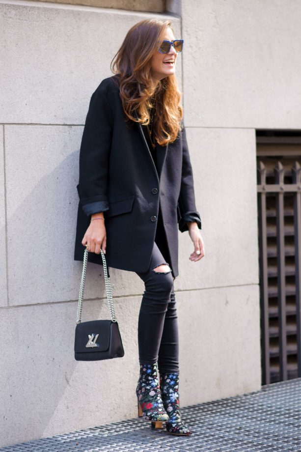 With An All Black Outfit Wear Statement Boots For That Instant Hit