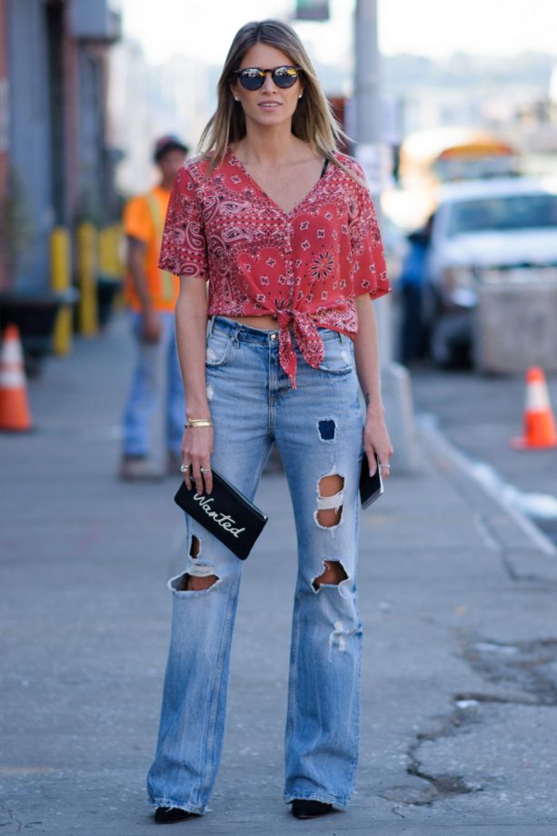 This Shirt And Torn Jeans Trend Is A New Spin On The Western