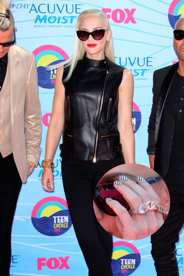 Gwen Stefani Wears Chequer Board Nails To The Teen Choice Awards, 2012