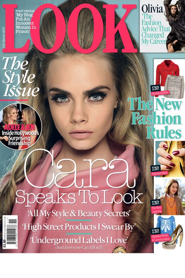 Cara Delevingne On The Cover Of LOOK Magazine, 2013