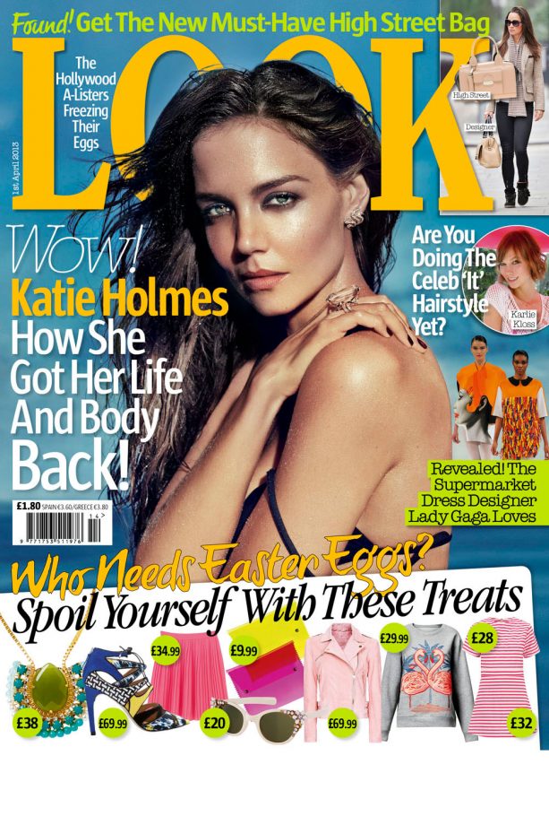 Katie Holmes On The Cover Of LOOK Magazine, 2013