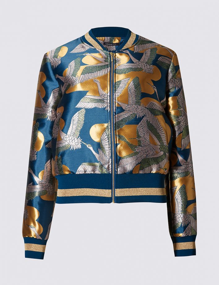 Jaquard jacket, £69, M&S
