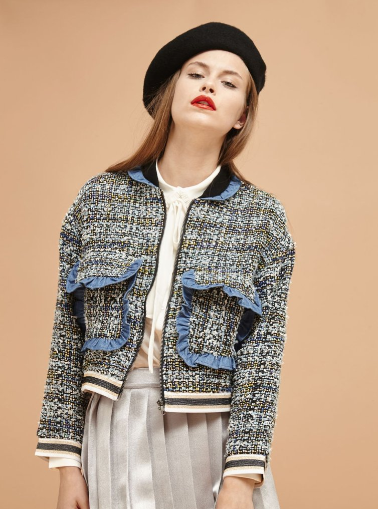 Boucle jacket, £89, Sister Jane
