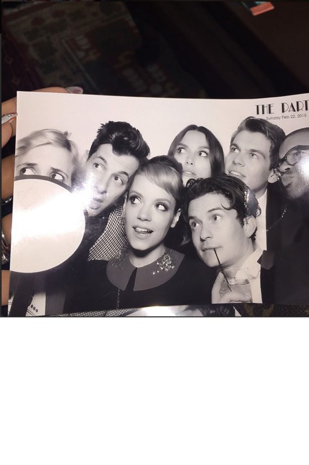 Lilly Allen Hangs With Keira Knightley And Orlando Bloom During The Vanity Fair Oscar Party, 2015