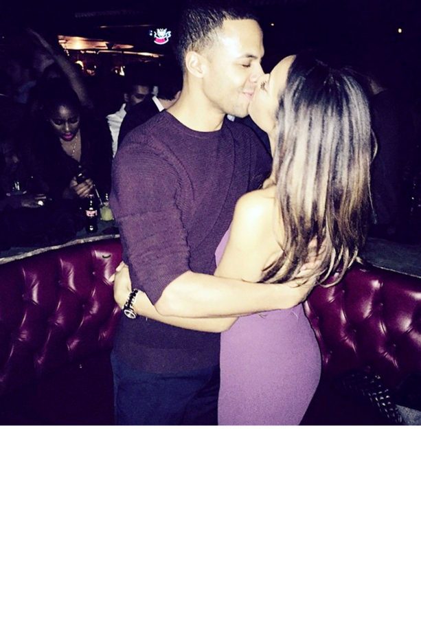 Rochelle Humes Grabs Husband Marvin For A Passionate Kiss On Instagram, 2014