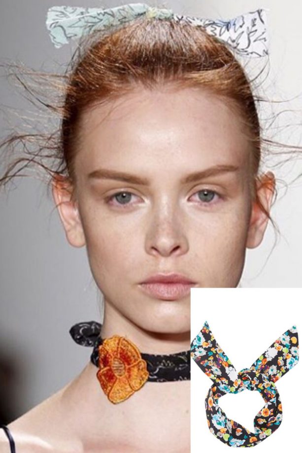 Sport a floral bow a la Adam Selman