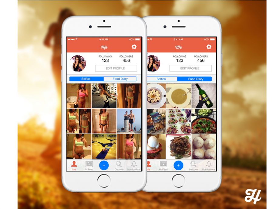 We're obsessed with genius new health and fitness app, Healthy Selfie...