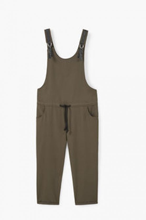 Mango Khaki Dungarees, £39.99