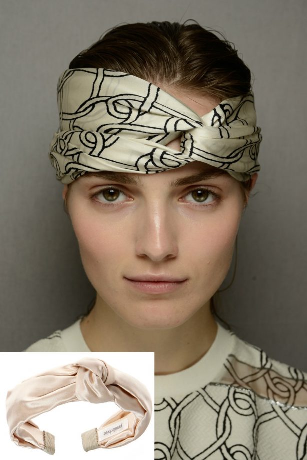 Moncler's Silky Head Scarf