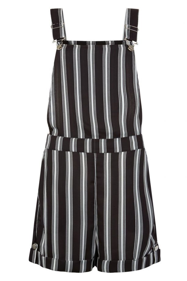 New Look Short Striped Dungarees, £17.99
