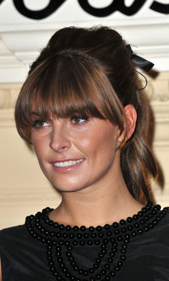Coleen Rooney Goes For '60s Glamour With A Simple Ponytail Look, 2010