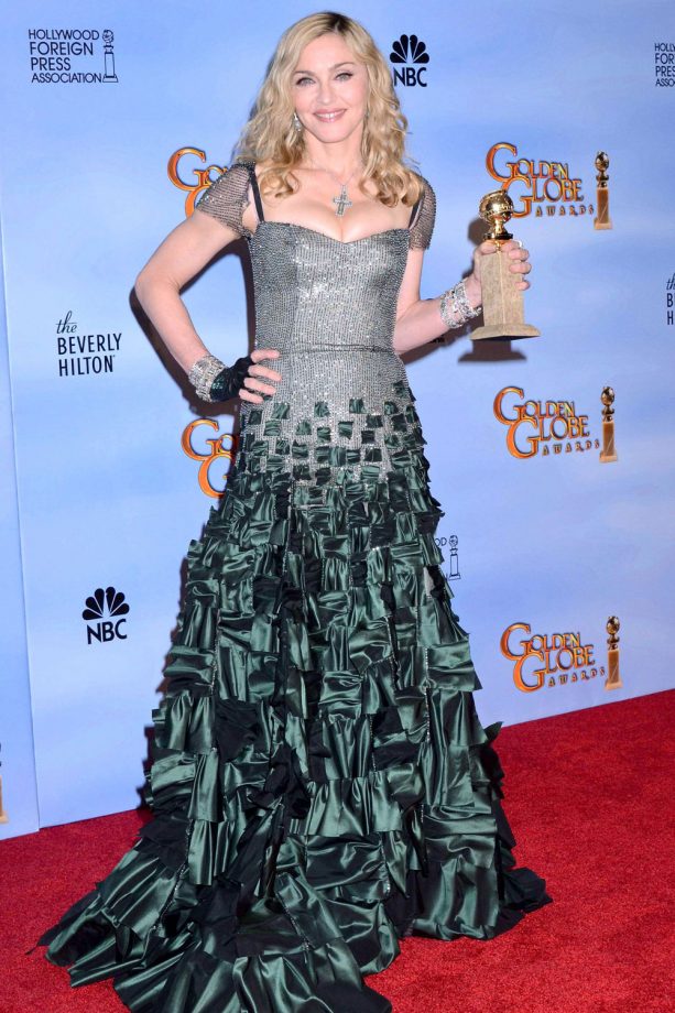 Madonna Wins Best Song Award At The Golden Globes, 2012