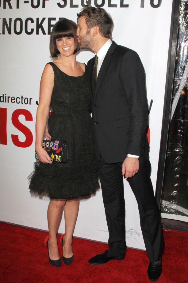 Dawn Porter And Chris O'Dowd Smooch At A Film Premiere, 2012