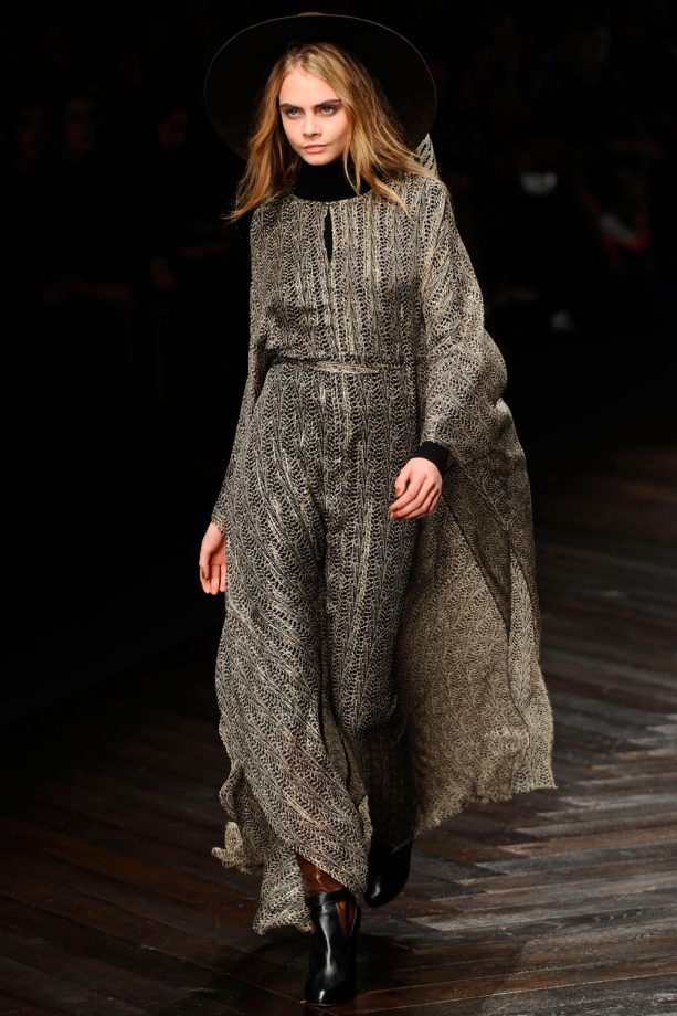 Cara Delevingne Hits The Issa Catwalk At London Fashion Week, 2013