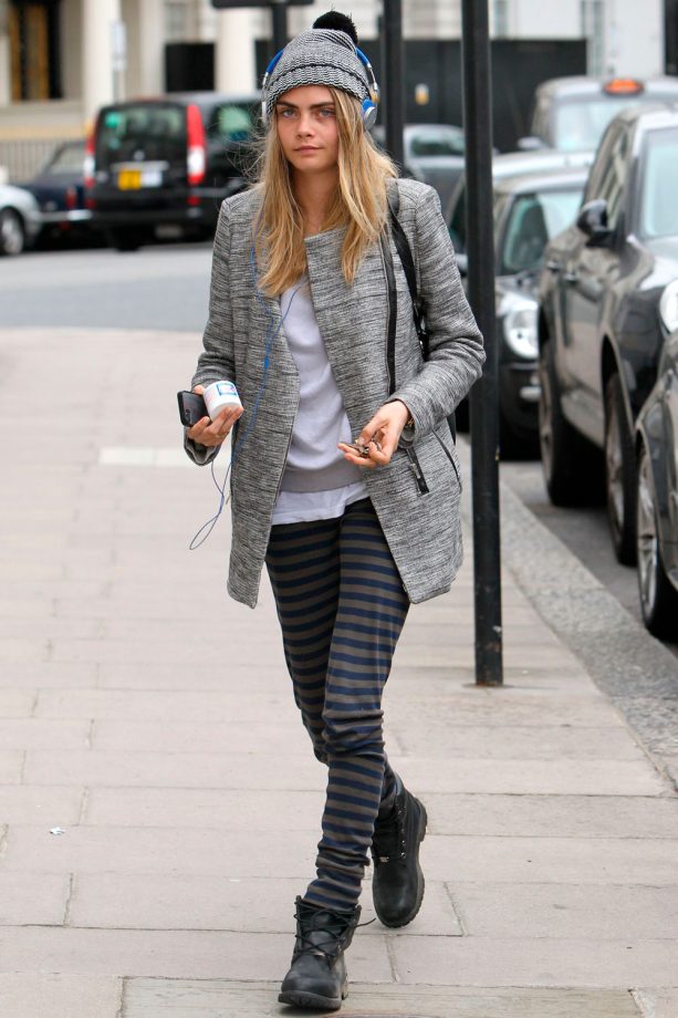 Cara Delevingne Spotted Out And About In London, 2013