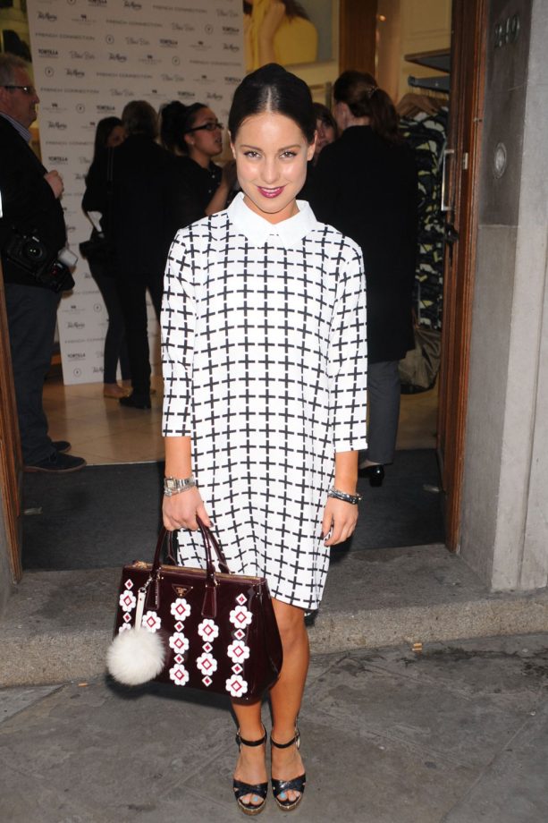 Louise Thompson Attends French Connection Party In London, 2014