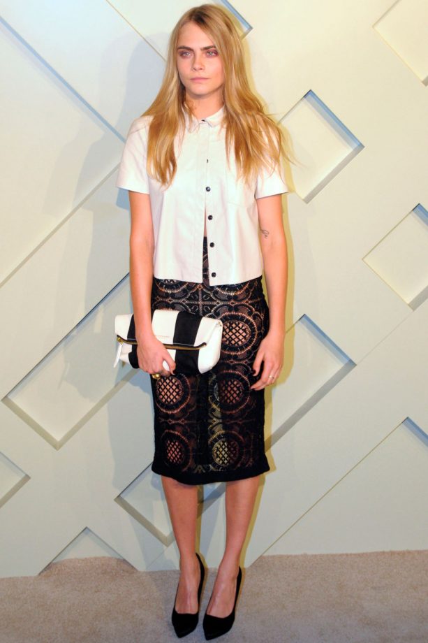 Cara Delevingne Looks Effortlessly Chic At A Burberry Event In Shanghai, 2014
