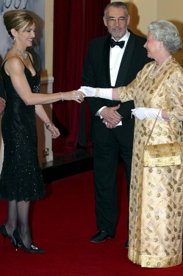 Madonna Meets The Queen At The 'Die Another Day' Film Premiere, 2002