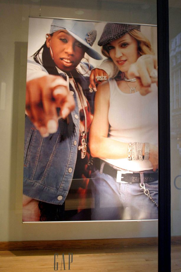 Madonna Teams Up With Missy Elliott For GAP Jeans, 2003