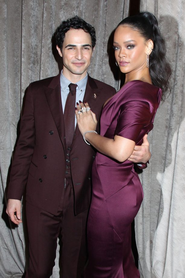 Rihanna Rocks A High Pony With Zac Posen During New York Fashion Week, 2015