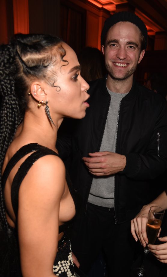 FKA Twigs And Robert Pattinson Party At The BRITs, 2015