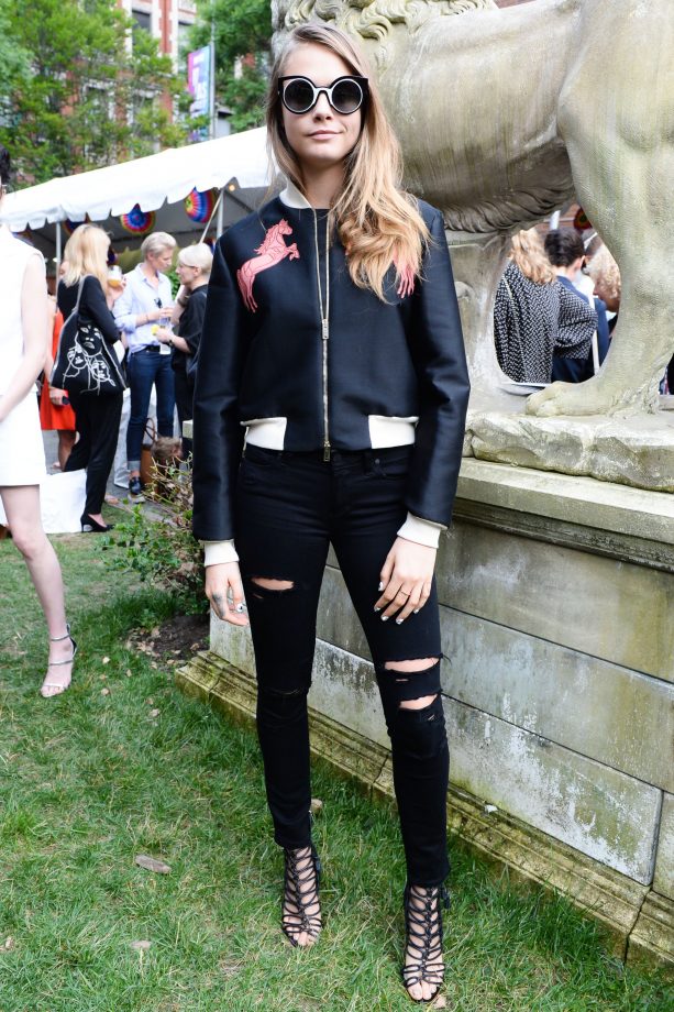 Cara Delevingne At Stella McCartney Presentation, 8 June 2015