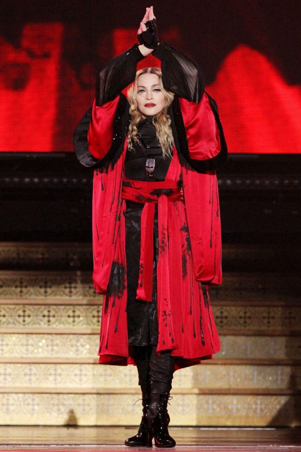 Madonna Wears A Costume By Arianne Phillips For Her 'Rebel Heart' Tour, 2015