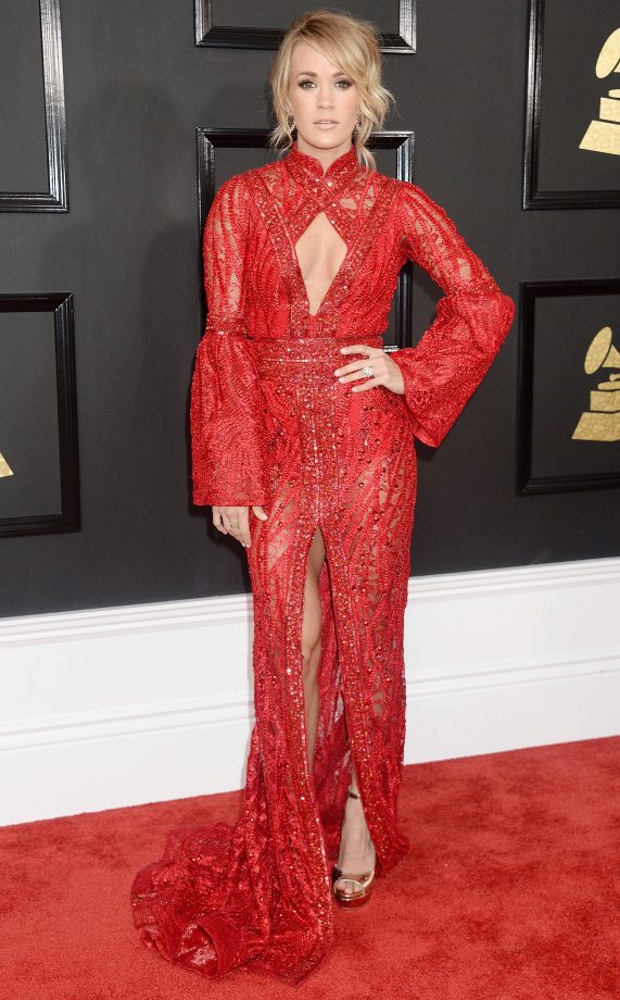 Carrie Underwood At The Grammys, 2017