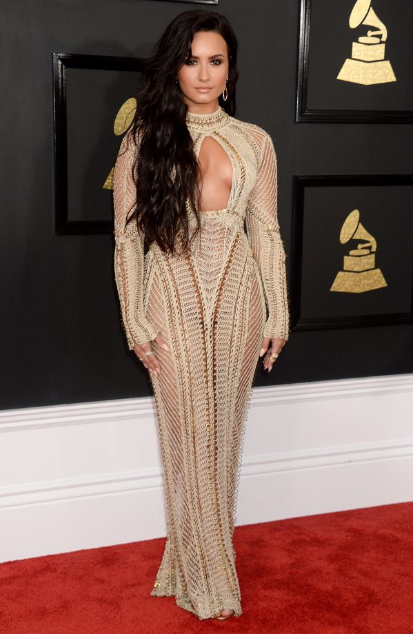 Demi Lovato At The Grammys, 2017